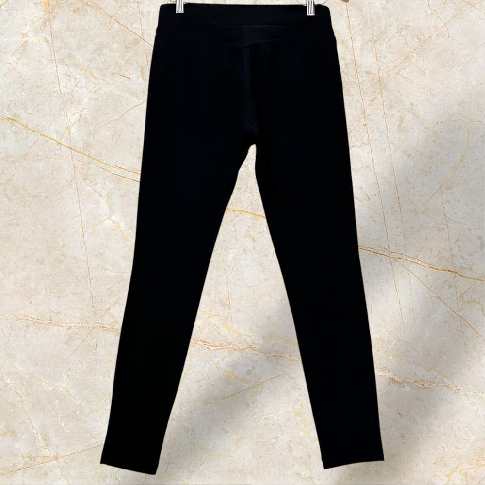 LOFT‎ Black Ponte Knit Pants Career Casual Stretch Pull On Size M